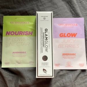 glamglow supercleanse cleanser & masks